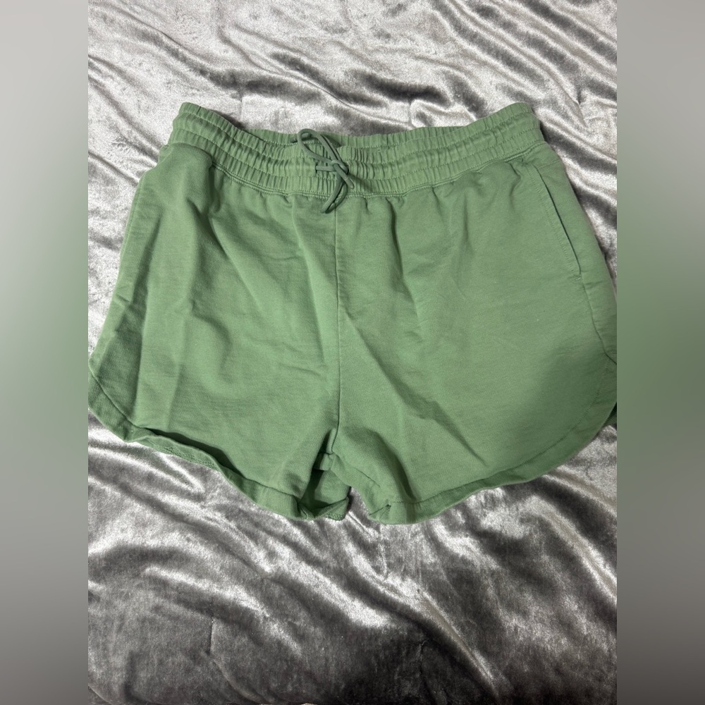 Gymshark Olive Green Women's Athletic Shorts